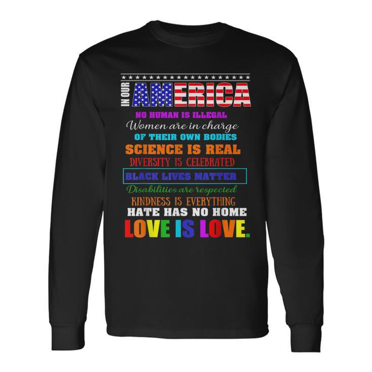 Gay Lesbian Lgbt 4Th Of July Month Long Sleeve T-Shirt Gifts ideas