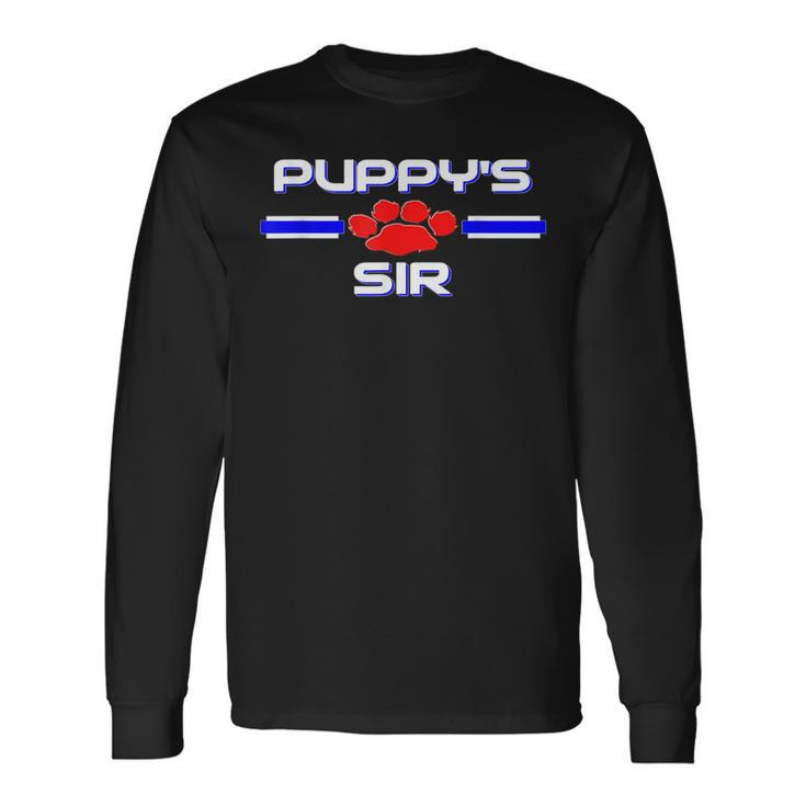 Gay Sir Pup Play Kink Bdsm Puppy Fetish Pride Long Sleeve T-Shirt T-Shirt