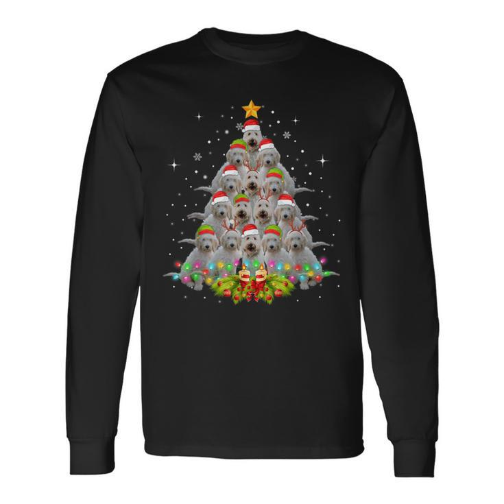 Goldendoodle Dog Tree Christmas Sweater Xmas Pet Dogs Long Sleeve T-Shirt