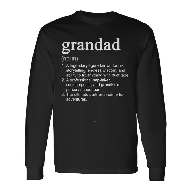 Grandad Definition Cool Long Sleeve T-Shirt
