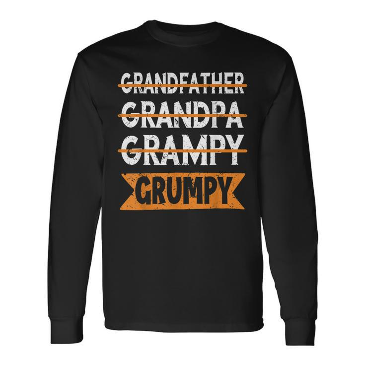 Grandad Grandfather Grandpa Grampy Grumpy Old Man Long Sleeve T-Shirt T-Shirt