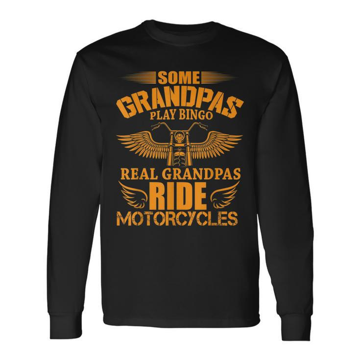 Grandad Motorbike Vintage Biker Classic Motorcycle Long Sleeve T-Shirt T-Shirt
