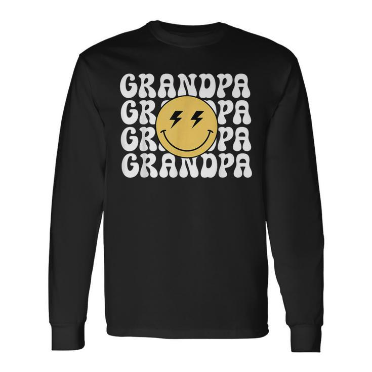 Grandpa One Happy Dude Birthday Theme Family Matching Long Sleeve T-Shirt Gifts ideas