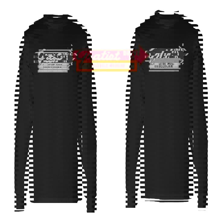 Gratiot Drive In Roseville Mi Long Sleeve T-Shirt