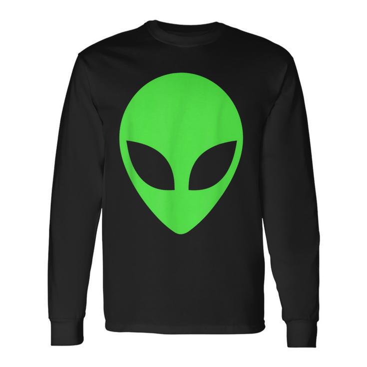 Green Alien Head Apparel 90'S Style Clothing Alien T-Shirt | Mazezy