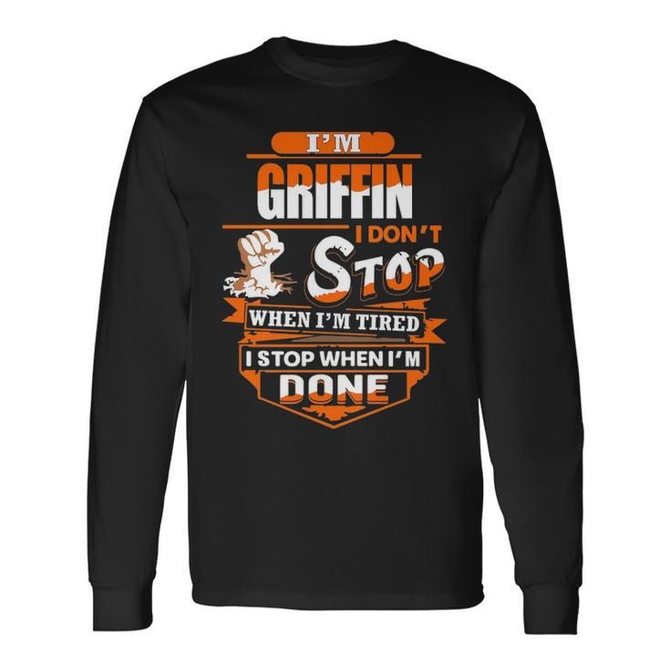 Griffin Name Im Griffin Long Sleeve T-Shirt