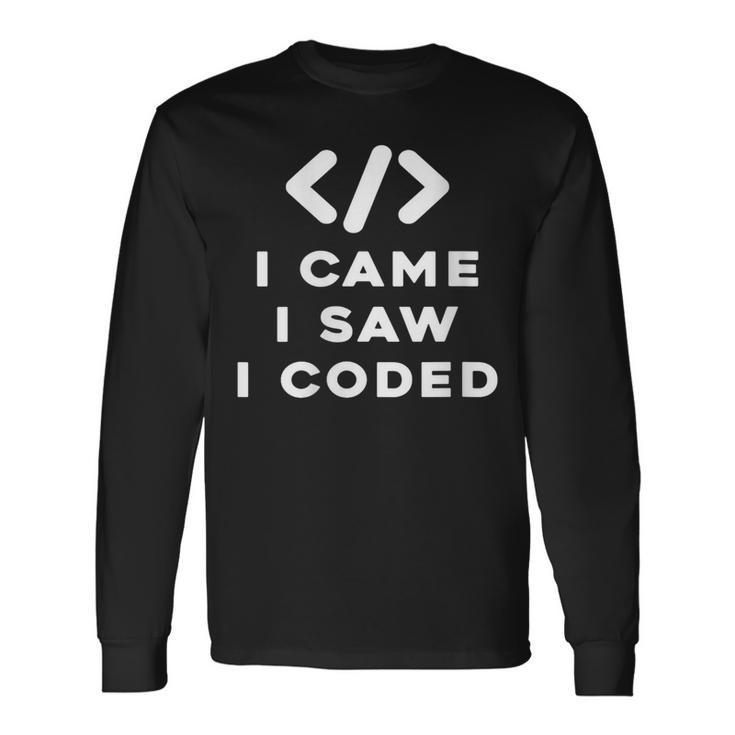 Growth Hacker Code Meme Quote Long Sleeve T-Shirt