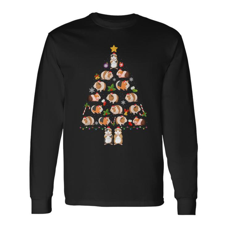 Guinea Pig Christmas Tree Ugly Christmas Sweater Long Sleeve T-Shirt