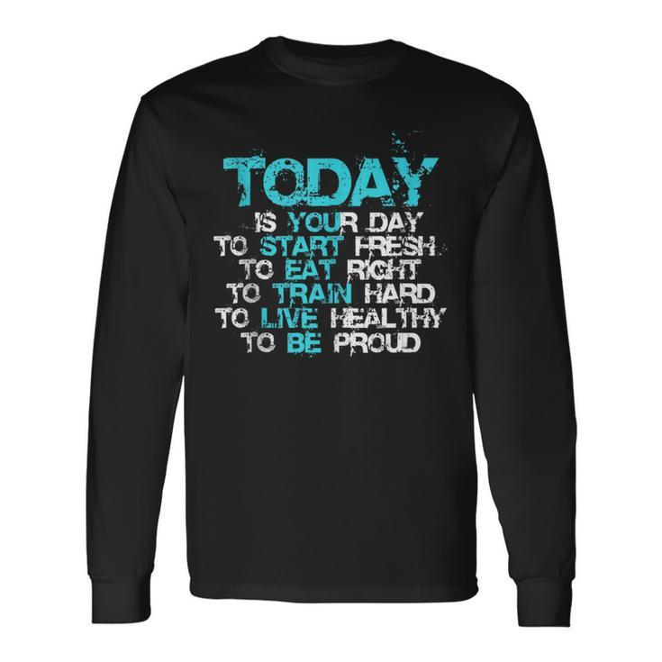 Gym Motivation Workout Quote Motivational Fitness Lover Long Sleeve T-Shirt T-Shirt