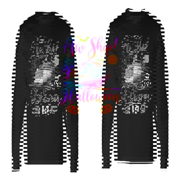 Halloween Cruise Squad Family 2023 Cruising Crew Trip Long Sleeve T-Shirt