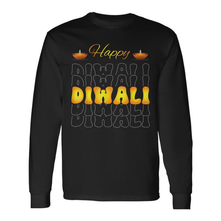 Happy Diwali Festival Of Lights For Indian Hinduism Long Sleeve T-Shirt