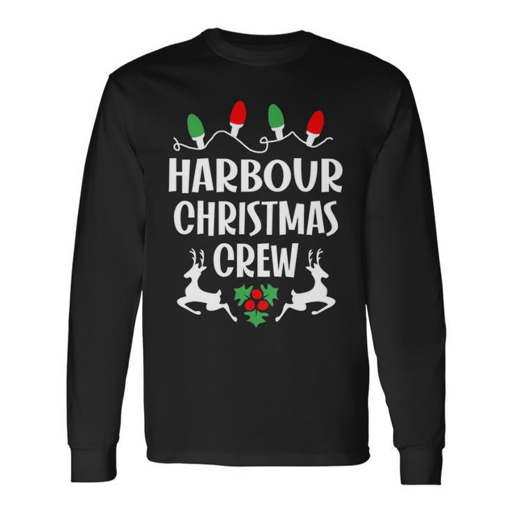 Harbour Name Christmas Crew Harbour Long Sleeve T-Shirt