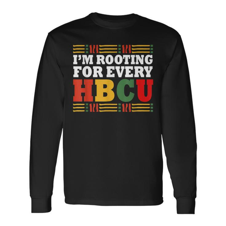 Hbcu Historically Black Colleges & Universities Educated Long Sleeve T-Shirt