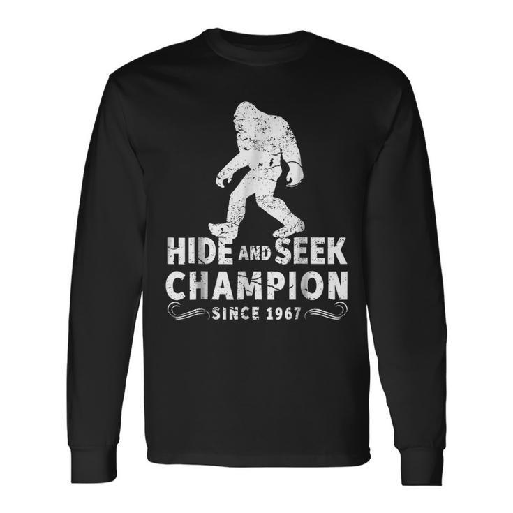 Hide & Seek Champion 1967 Bigfoot Sasquatch Sasquatch Long Sleeve T-Shirt T-Shirt