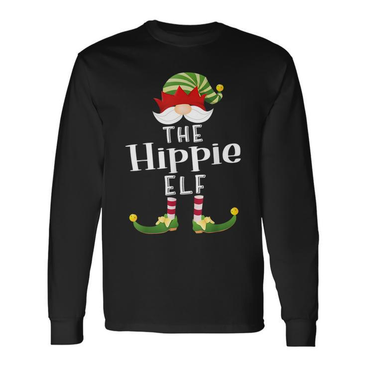 Hippie Elf Group Christmas Pajama Party Long Sleeve T-Shirt