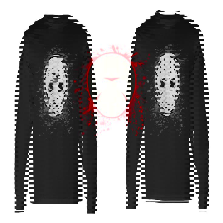 Horror Movie Mask Horror Long Sleeve T-Shirt