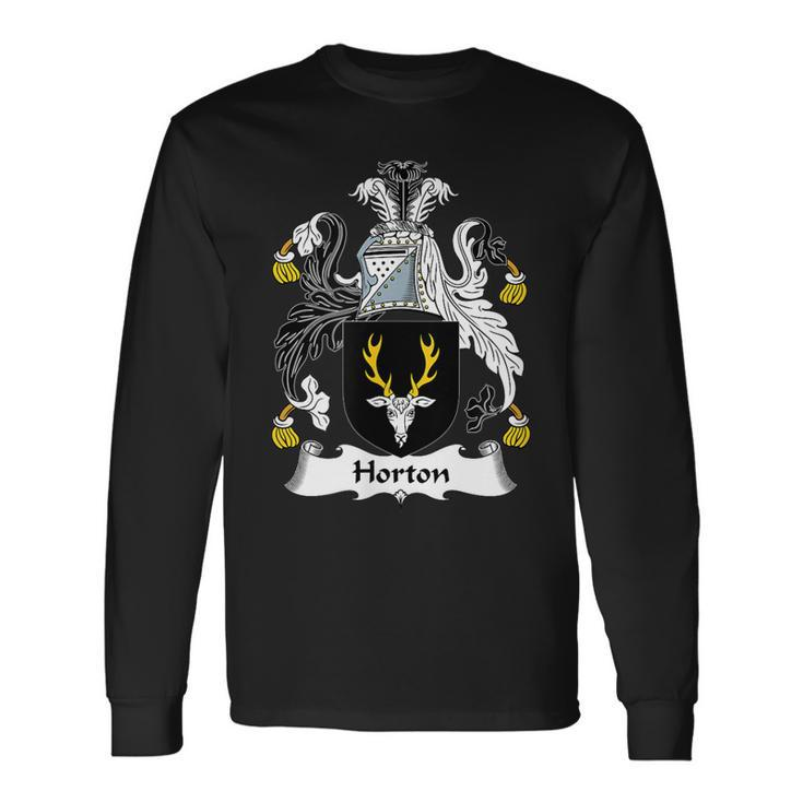 Horton Coat Of Arms Crest Long Sleeve T-Shirt T-Shirt