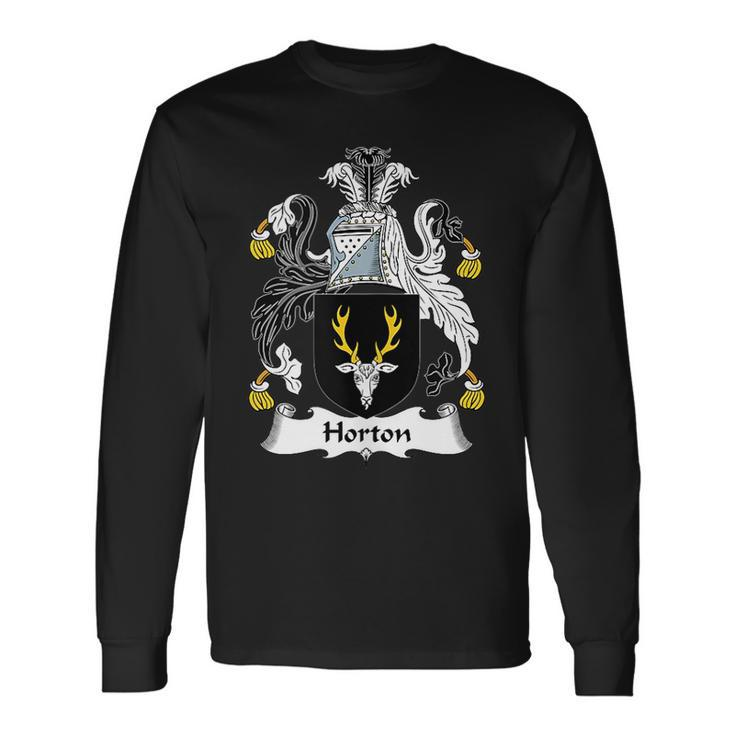 Horton Coat Of Arms Crest Crest Long Sleeve T-Shirt T-Shirt