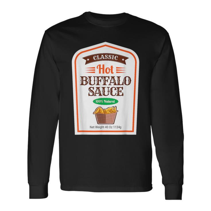 Hot Buffalo Family Sauce Costume Halloween Uniform Long Sleeve T-Shirt
