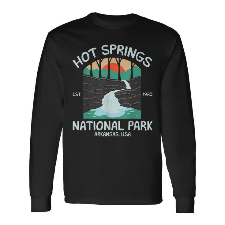 Hot Springs Us National Park Arkansas Long Sleeve T-Shirt