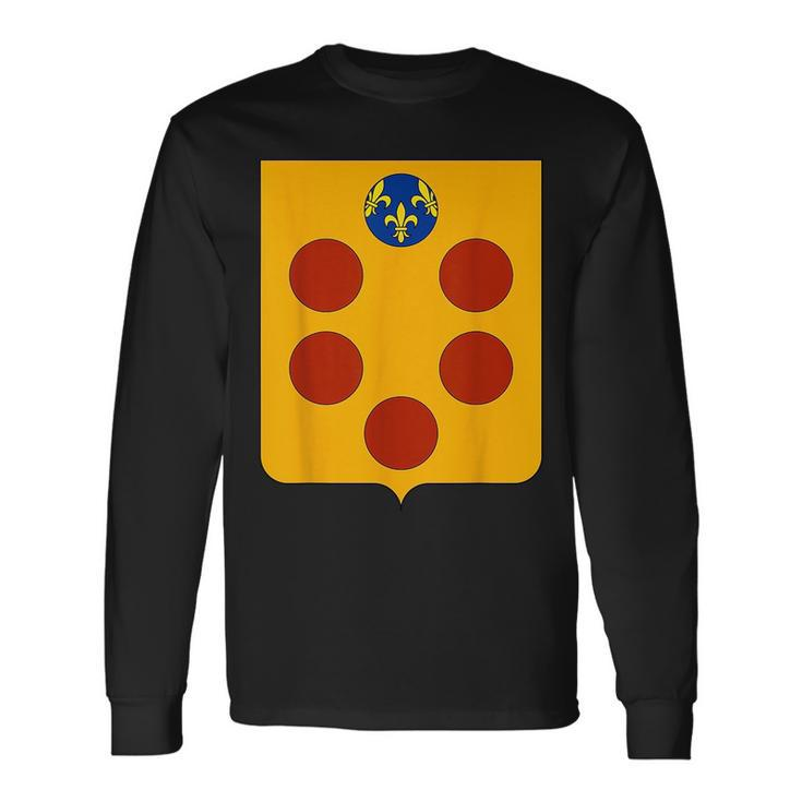 House Of De Medici Coat Of Arms Florence Graphic Long Sleeve T-Shirt