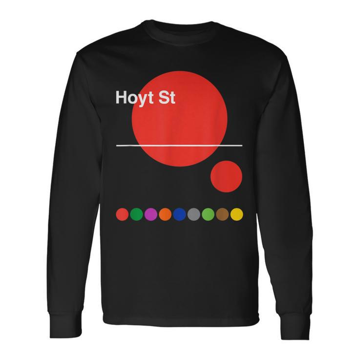 Hoyt Street Downtown Brooklyn Long Sleeve T-Shirt