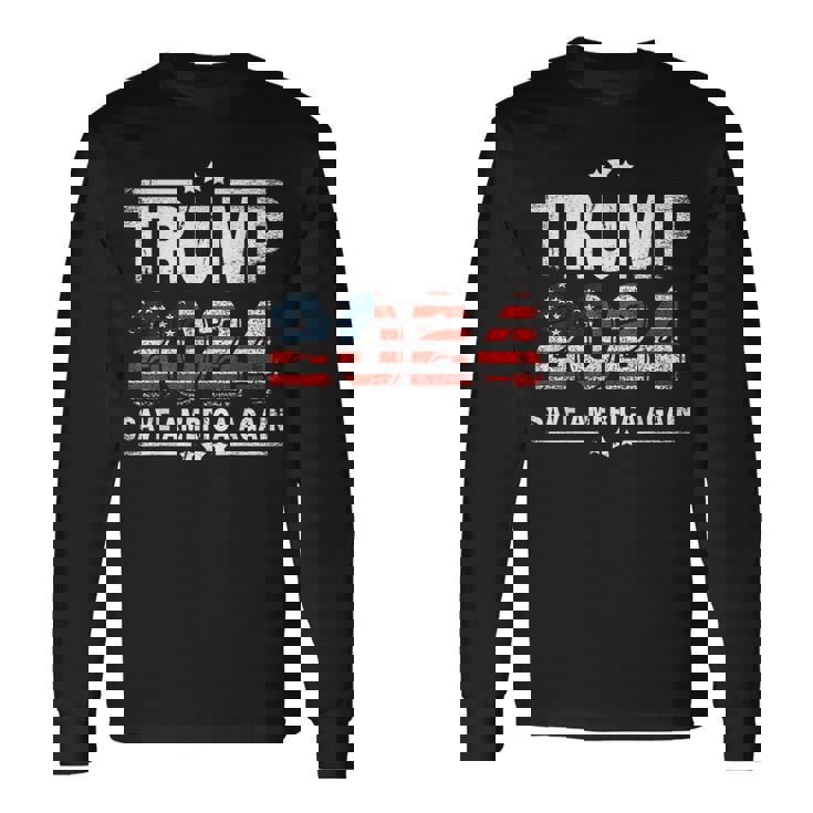 Ill Be Back Trump 2024 Vintage Donald Trump Long Sleeve T-Shirt Gifts ideas