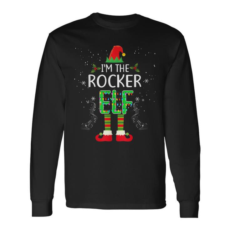 I'm The Rocker Elf Matching Family Group Christmas Long Sleeve T-Shirt