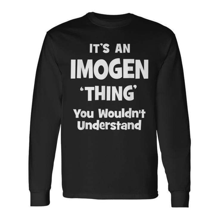 Imogen Thing Name Long Sleeve T-Shirt