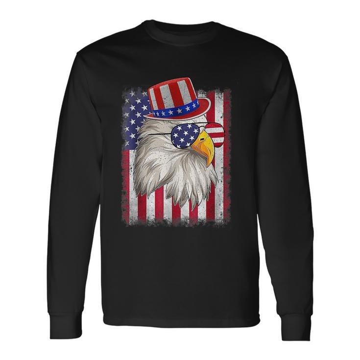 Independence Day Happy 4Th Of July Vintage Flag Long Sleeve T-Shirt T-Shirt