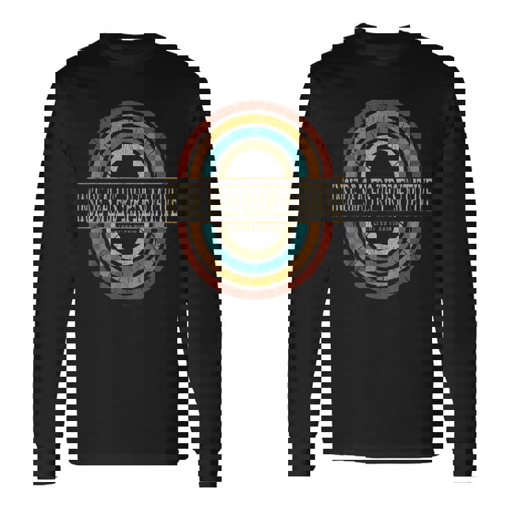 Inside Sales Representative Vintage Retro Long Sleeve T-Shirt Gifts ideas