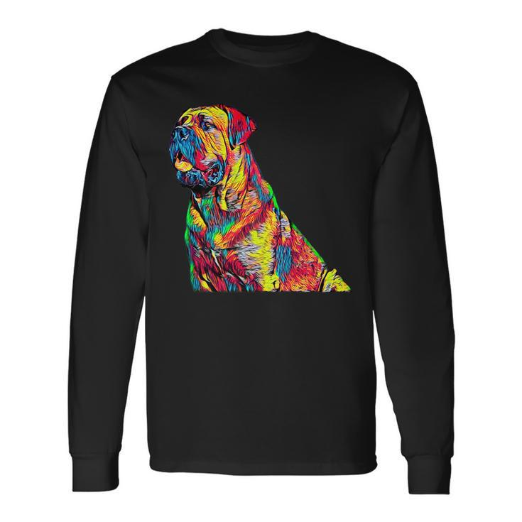 Italian Mastiff Head Cane Corso Dog Long Sleeve T-Shirt T-Shirt