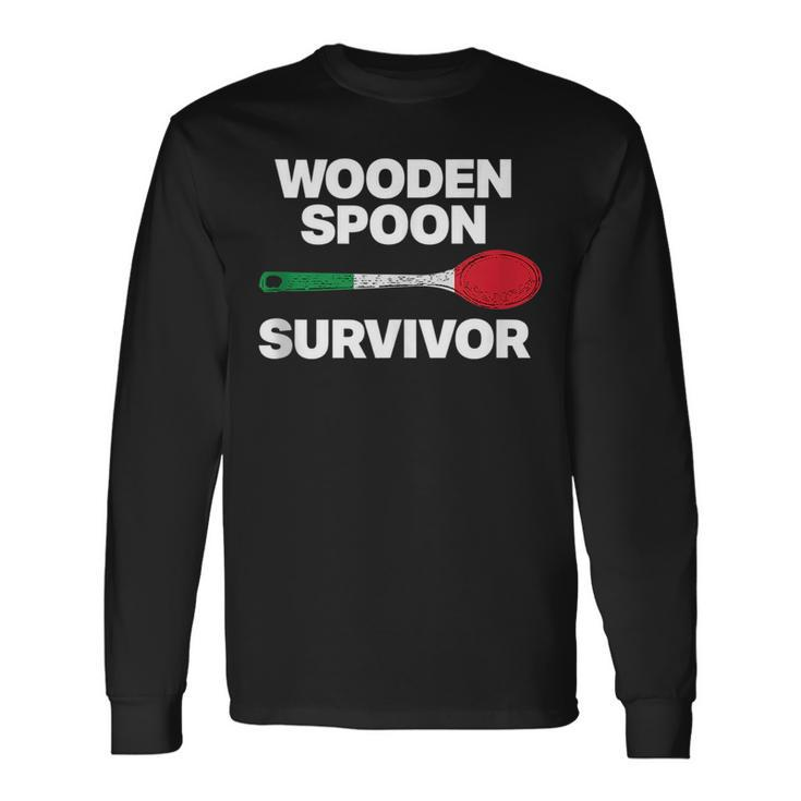 Italian Wooden Spoon Survivor Long Sleeve T-Shirt T-Shirt