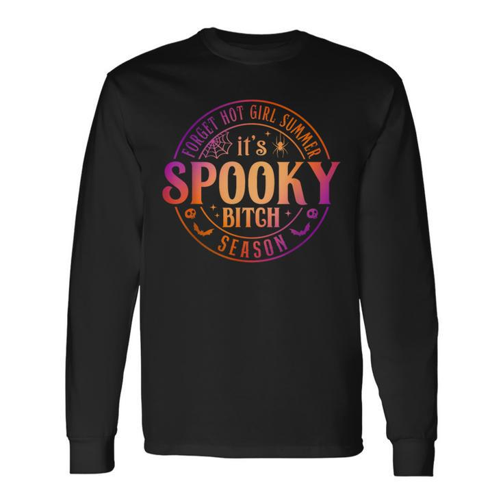 It's Spooky Bitch Season Witch Halloween Long Sleeve T-Shirt