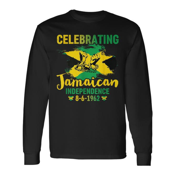 Jamaica Independence Day Celebration Proud Jamaican 1962 Long Sleeve T-Shirt