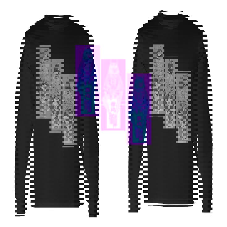 Japanese Anime Devil Girl Vaporwave Streetwear Lofi Long Sleeve T-Shirt T-Shirt