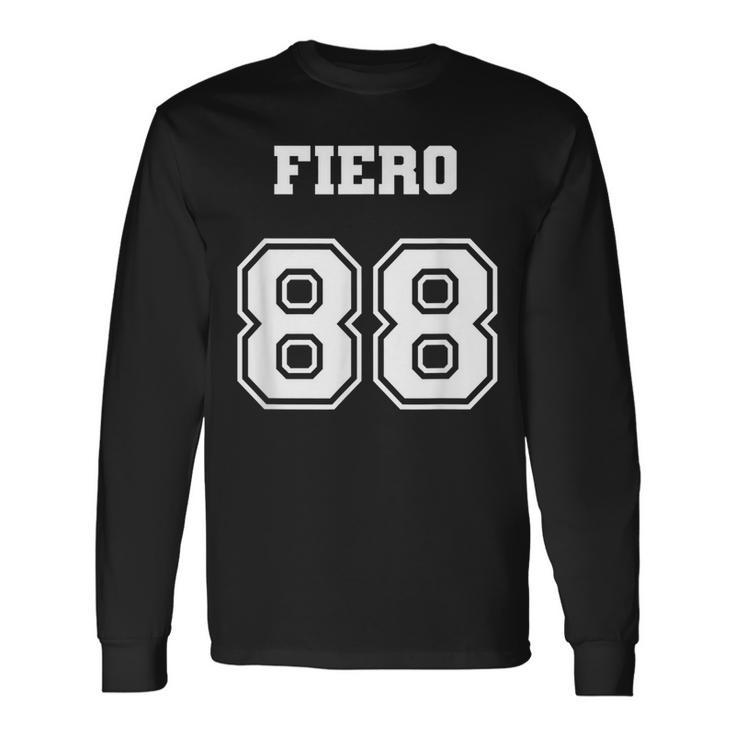Jersey Style 1988 88 Fiero Wild Vintage Sports Car Long Sleeve T-Shirt