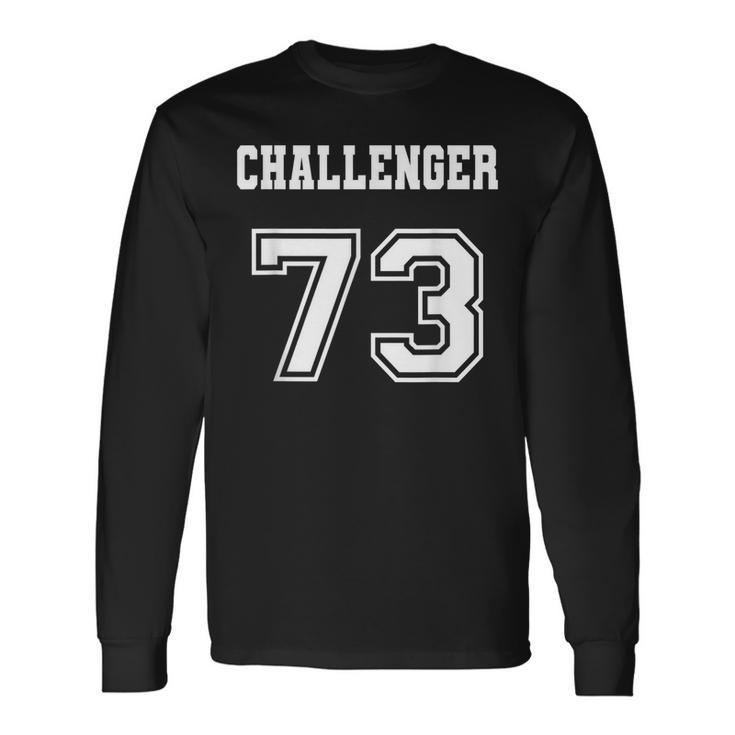 Jersey Style Challenger 73 1973 Old School Muscle Car Long Sleeve T-Shirt T-Shirt
