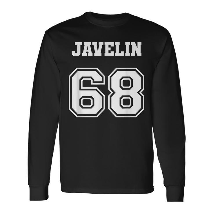 Jersey Style Javelin 68 1968 Old School Muscle Car Long Sleeve T-Shirt T-Shirt