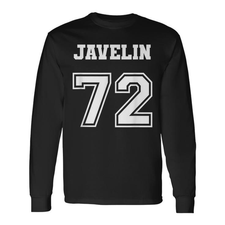 Jersey Style Javelin 72 1972 Old School Muscle Car Long Sleeve T-Shirt T-Shirt