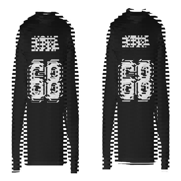 Jersey Style Nova 68 1968 Classic Old School Muscle Car Long Sleeve T-Shirt T-Shirt