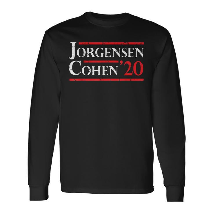 Jo Jorgensen Cohen Libertarian Candidate For President Long Sleeve T-Shirt