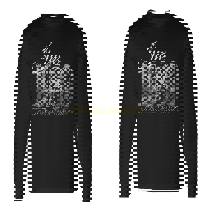 June 1989 30 Year Old 1989 30Th Birthday Long Sleeve T-Shirt T-Shirt