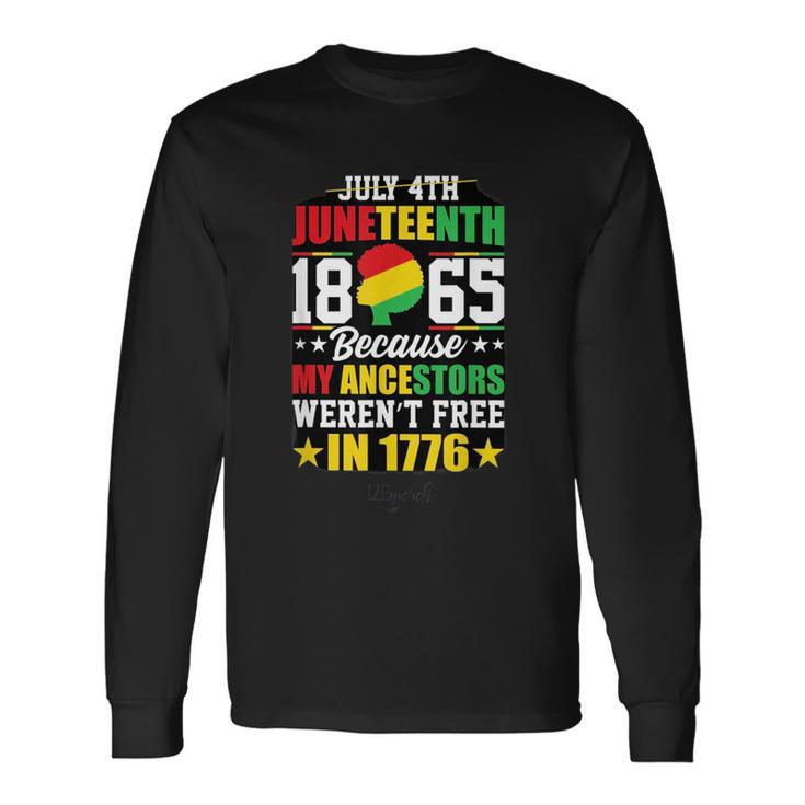 Junenth Freedom Graphic Long Sleeve T-Shirt