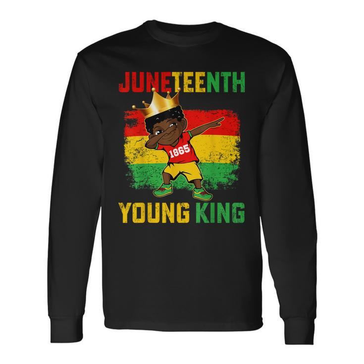 Junenth King Celebrating 1865 Black Boys Toddler Long Sleeve T-Shirt T-Shirt