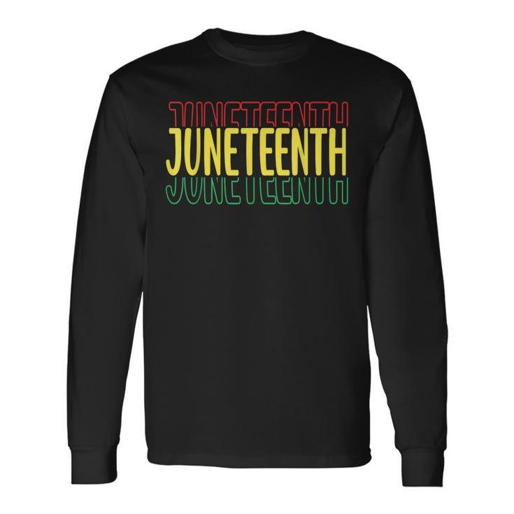 Junenth Melanin Cool Long Sleeve T-Shirt