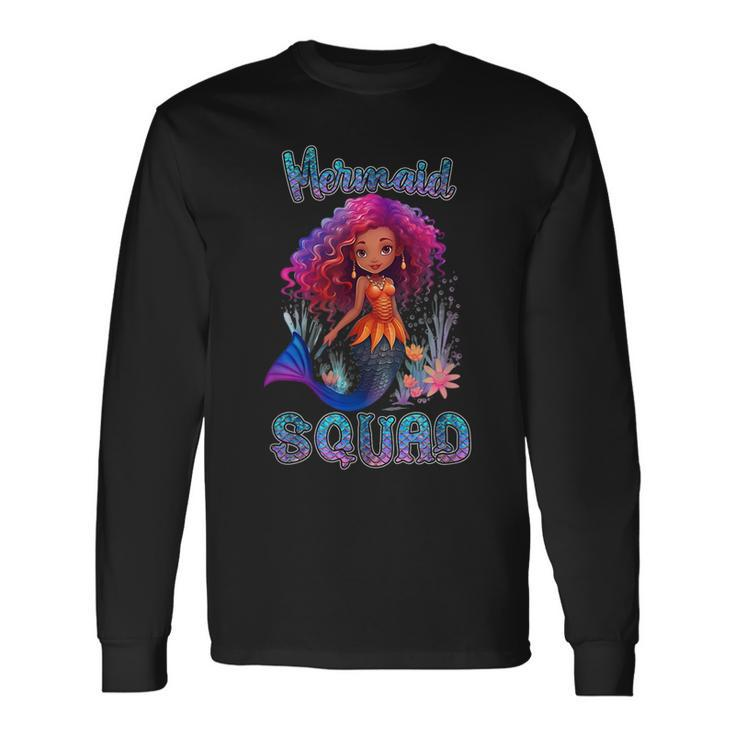Junenth Mermaid Squad Long Sleeve T-Shirt