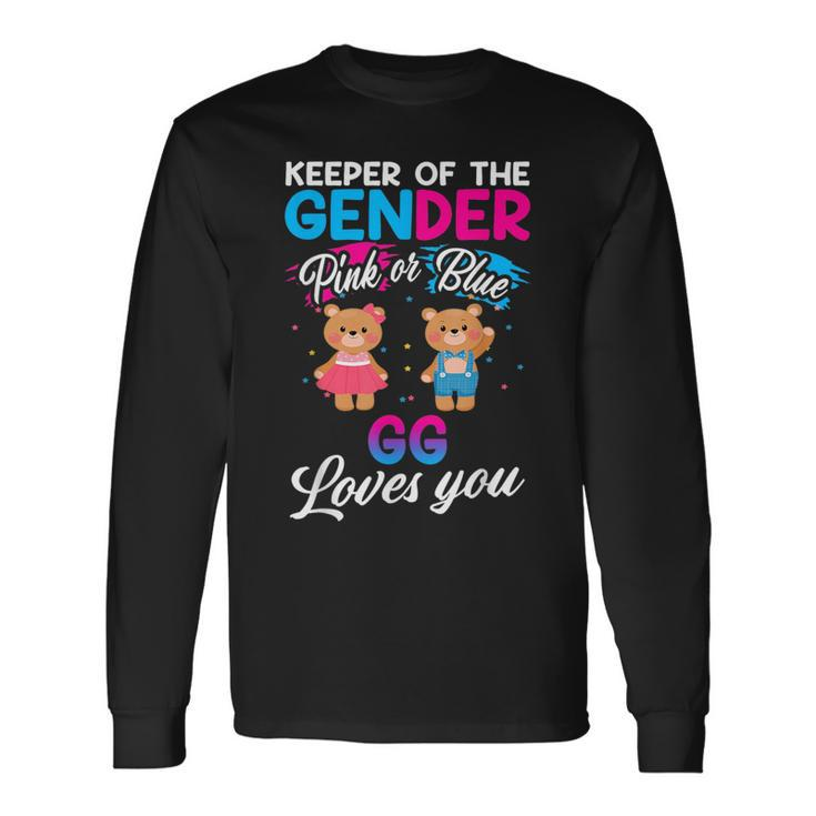 Keeper Of The Gender Pink Or Blue Gg Loves You Reveal Long Sleeve T-Shirt