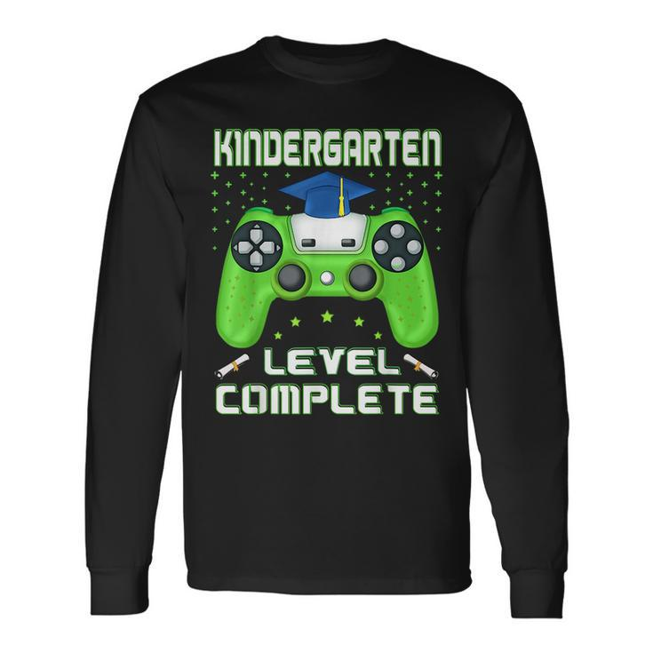 Kindergarten Graduation Level Complete Gamer Class 2023 Long Sleeve T-Shirt