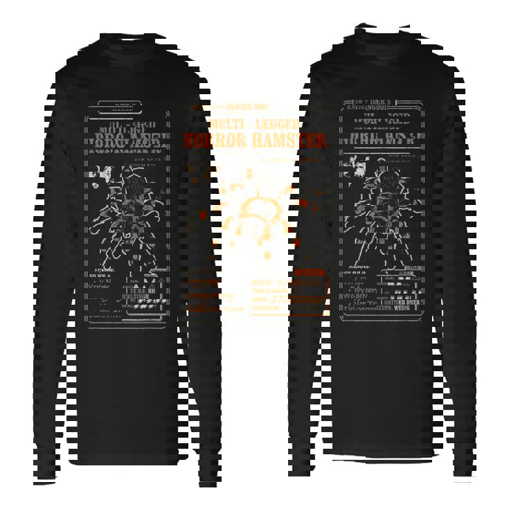Know Your Multi Legged Horror Hamster Aka Spider Hamster Long Sleeve T-Shirt